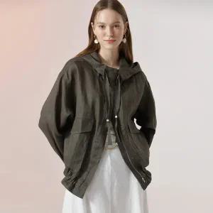 [지베르니] 린넨 후드 점퍼 (H7-1)