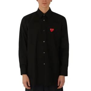 꼼데가르송 레드하트 와펜 남성 셔츠 AZ-B002-051-1