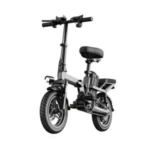 미니전기자전거 스마트 리튬 배터리 블랙 폴딩바이크 전기자전거(48V)-32KM/8