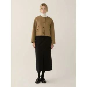 [리스트][겨울]라운드 싱글 핸드메이드 재킷[35487228]