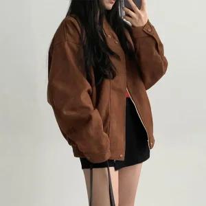 [에이와비] #AWABMADE:_스웨이드블루종자켓 -2color