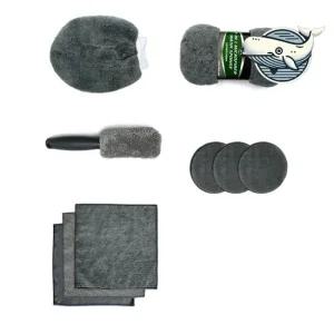 세차 클리너 청소용 타올 5종 차량 관리 필수 세차도구세트 세차클리너세트 세차청소키트