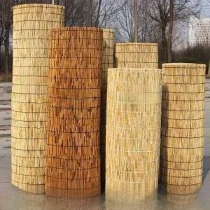 해이프 대나무발 대형 5m 빈티지 매트 롤 커튼 갈대발 가리개 대나무수액패치 매장