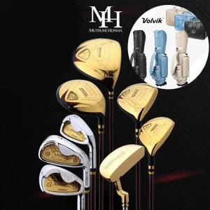 무쯔미혼마코리아 스페셜 2스타 고반발 여성 풀세트 (볼빅 프라임 위빙 바퀴 휠 캐디백 보스턴백 세트)