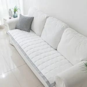 뉴크레용 냉감 쇼파패드 4단 65x240cm 화이트