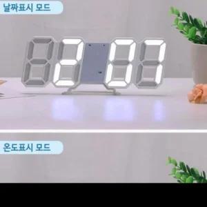 탁상용 스탠드 디지털벽시계 무소음 디지털 3D (48LhL)