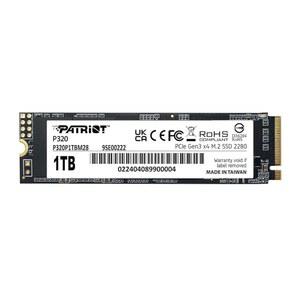 패트리어트 메모리 P320 1TB 내장 SSD - NVMe PCIe 3x4세대 M.2 2280 솔리드 스테이트 드라이브 P320P1TBM28