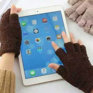 [콩심팥심]손가락 반 장갑 스마트 폰 터치 키보드 손 토시 워머 손토시