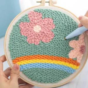 펀칭자수 자수세트 펀치니들키트 자수패키지