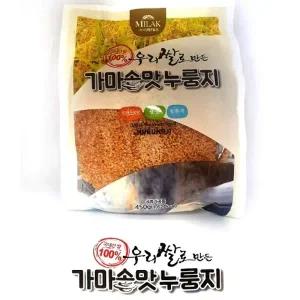 재고정리 6월10일유통기한 우리쌀 가마솥맛 누룽지 450g 누룽지탕 간편