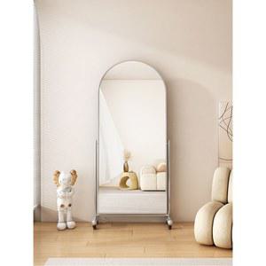 이동식 전신거울 스텐 실버 스탠드 180x70 슬리밍 178x68 스테인레스 바퀴 거울