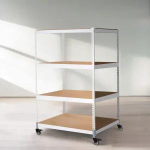 스피드랙 국산 이동식선반 4단 70x40x120 바퀴달린선반 작업다이 앵글 수납장