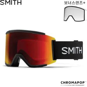 [SMITH]2526 스미스 고글 스쿼드 XL 아시안핏 블랙 Red Sol-X 미러