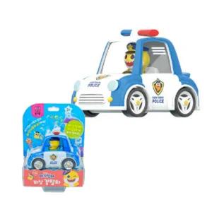 아기상어 비상자동차 경찰차 유아 미니카 장난감