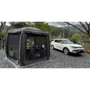 벤딕트 차박텐트 도킹 꼬리 트임 차량용 원터치 쉘터 트렁크 카텐트 브릭스 스탠다드 패키지