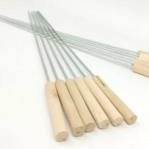 나무손잡이 꼬치구이 꼬챙이 41cm 24P 마시멜로우 꼬지