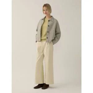 [리스트][겨울]카라 크롭 핸드메이드 재킷[35523929]