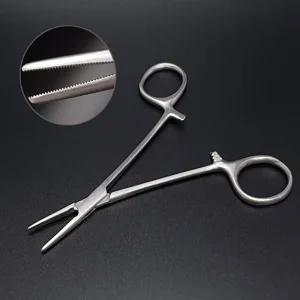 의료용겸자 모스키토 포셉 니들홀더 클램프 겸자가위 직/곡12.5cm