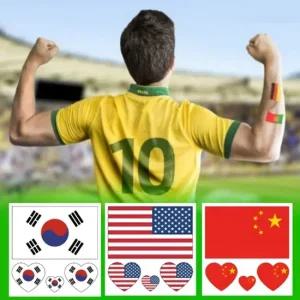 TC 국가별 국기 타투 스티커 월드컵 올림픽 해외 여행 응 타투스티커 태극기타투스티커