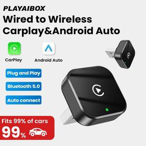 2025 무선 카플레이 어댑터 안드로이드 오토 AI 스마트 박스 지능형 유선 지프 시스템 MG 차량용 르노용