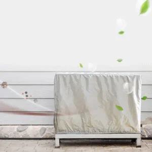 한스데코 에어컨실외기커버 방수 실외기덮개 자외선차단 태양열차단 녹방지 밴드일체형