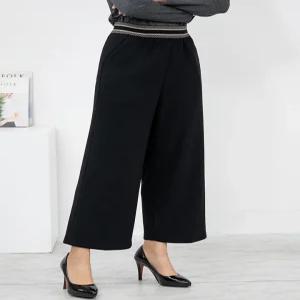 [모슬린]엄마옷 스판 기모 통바지 516FGH115 마담중년여성빅사이즈50대60대