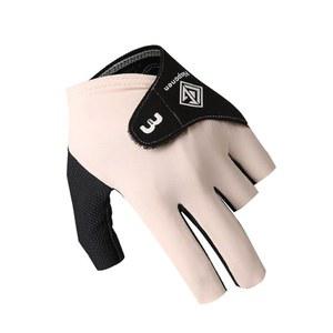 YAPGENESISESIS 왼손용 프로 당구 장갑 1개 3핑거 디자인 조절 가능한 탄성 밴드 내구성 있는 이중 스티치 스누커 스포츠용 통기성 소재