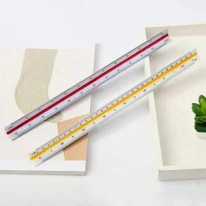 [셀러에이드]저배율 스케일자 삼각자 건축 도면 제도 작업용 30cm