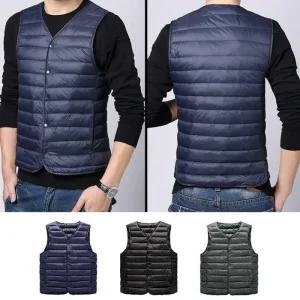 [아우트]캐주얼 패션 패딩 방안 조끼 단체 코디