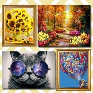 DIY 유화 명화 그리기세트 중형 40X50