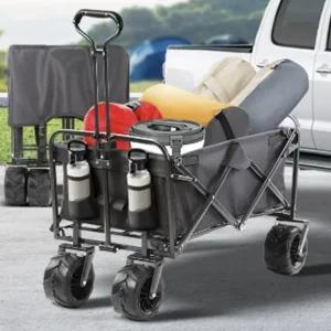 고품질 캠핑웨건 수레 캐리어 카트 캠핑 구르마 미니 팬트리수납함 (WE71307)