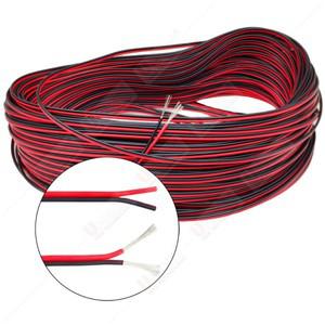 DIY 연결 연장 와이어 케이블, PVC 절연 전기 LED 레드 블랙, 5m, 2 핀, 26, 24, 22, 20, 18, 16/14 awg