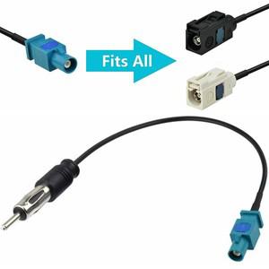 자동차 스테레오 라디오 안테나 어댑터 케이블 헤드 유닛 인터페이스 Fakra Z-DIN 플매트 카펫 러그 FM/AM