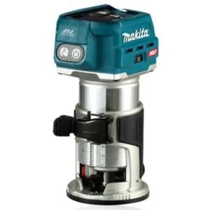 마끼다 트리머 홈파기 루터 목공 공구 40V 6mm 베어툴