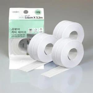 착붙 곰팡이 테이프 붙이는 줄눈 변기 욕실 방수 틈새 제거제 방지제 3개