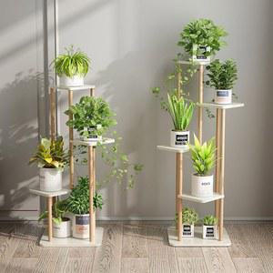 화분정리대 화분다이 거치대 베란다 다육이선반 호두색 단층 스탠드 탄색 3단