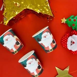 파티컵 크리스마스(산타) 파티 테이블 장식 소품 데코