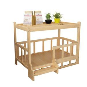 반려동물 2층 원목 A타입 강아지집 둥지형 길이 사계절 캣타워 원목침대 침대 계단