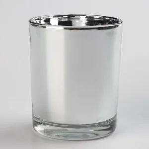 실버미러 글라스 7온스 10개 캔들용기 향초용기 공병 (WEED42C)