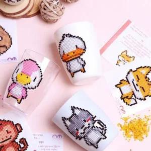 어린이 미술 만들기재료 보석십자수 유아 아트 작업