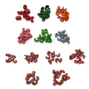 민물 찌낚시 좁살 좁쌀 조개 코팅 칼라 고무 봉돌 소품 세트 채비