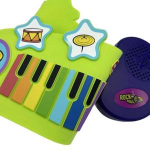 실리콘 멜로디 피아노 드럼 건반 휴대용 장난감 어린이 유아 악기