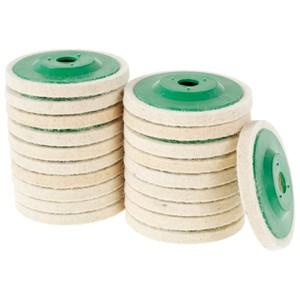 양모 연마 휠 버핑 패드 앵글 그라인더 펠트 디스크  금속 대리석 유리 세라믹  100mm  125mm  4 인치  5 2