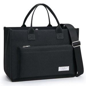 수납공간이 있는 여성용 멋진 포레스트 워크 토트백, 대학, 여행, 성경을 위한 지퍼가 달린 대형 캔버스 크로스바디 지갑