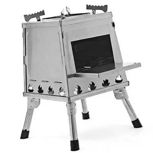 [골드스마일]미니 화목난로 야외 화로 장작난로 캠핑난로 접이식