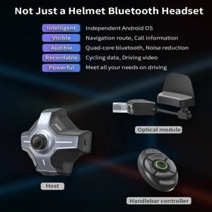 헤드업 디스플레이모토아이 바이크 오토바이 헬멧 스마트 HUD 헤드업 디스플레이 내비게이션 블루투스 헤드