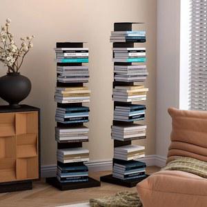 틈새 스탠딩책꽂이 수납 북타워 거실 북스탠드 철제 선반 코너