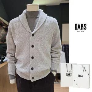 갤러리아 닥스셔츠 25FW 울 숄에리 가디건 베이지 DLW1CD103IO