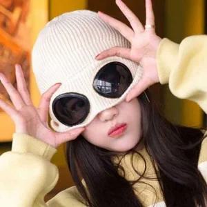 고글 모자 패션 30대 20대 코디 데일리 여행 겨울
