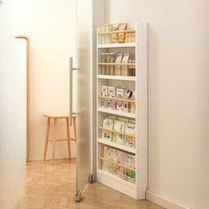 문뒤 책장 틈새 틈새선반 좁은 틈새책장 전면책장 학원 원룸 선반